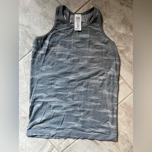 Athleta Girls Gray Camouflage Power Up Tank Top, Sz XXL 16 NWOT